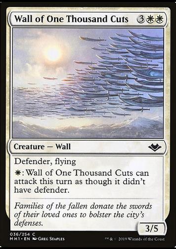 Wall of One Thousand Cuts (Mauer der tausend Schwerter)